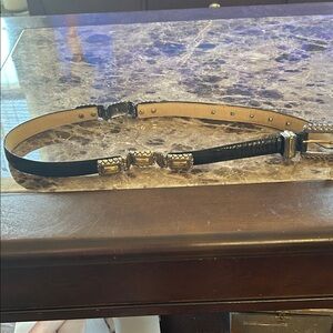 Brighton Black and Silver Belt